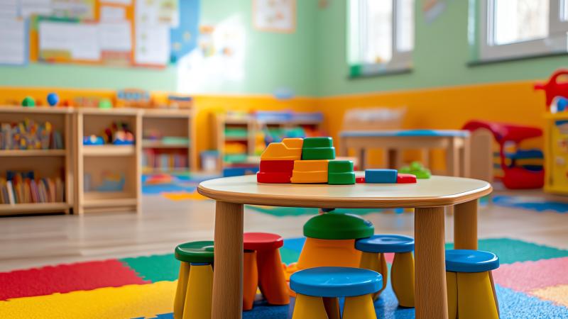 toddler activity scene